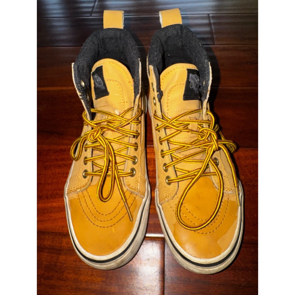 Vans Sk8-Hi MTE Shoes Mens 6 Womens 7.5 Honey Yellow High Top Sneakers Boots